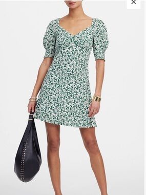 Madewell Seamed V-neck Minidress size 10